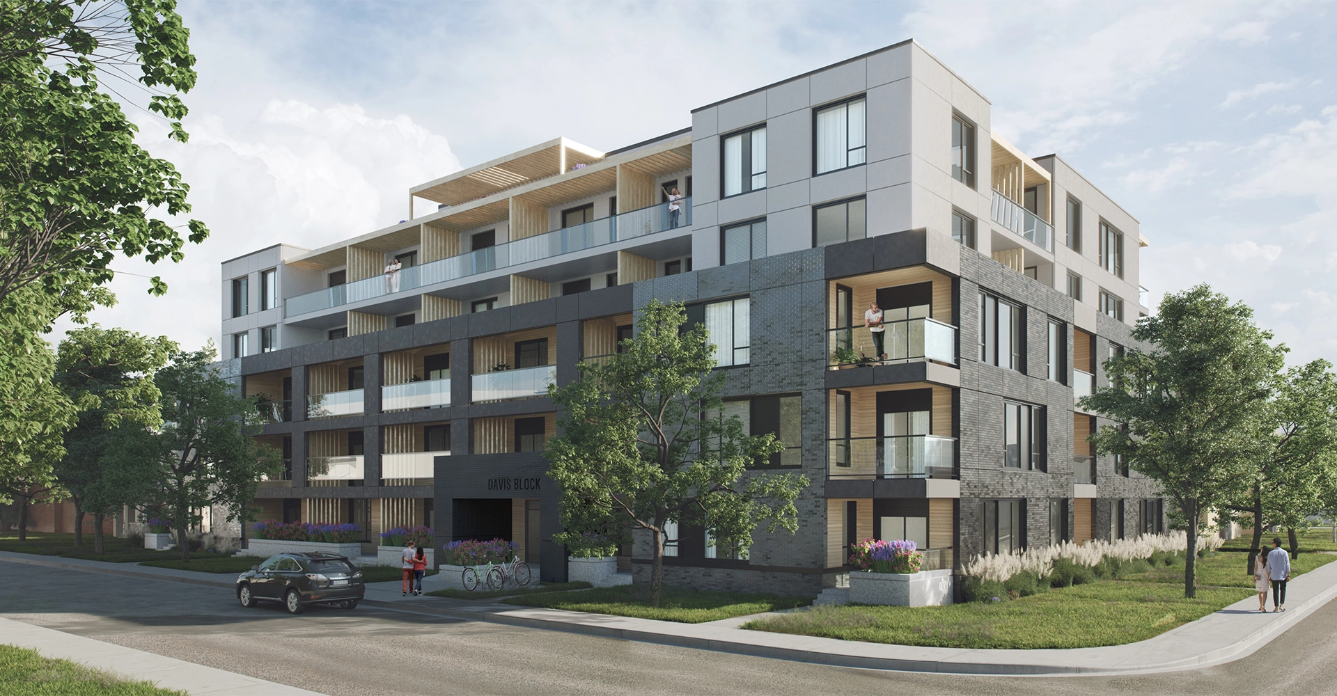 Development Vision - Looking Southeast from 5 ST SW