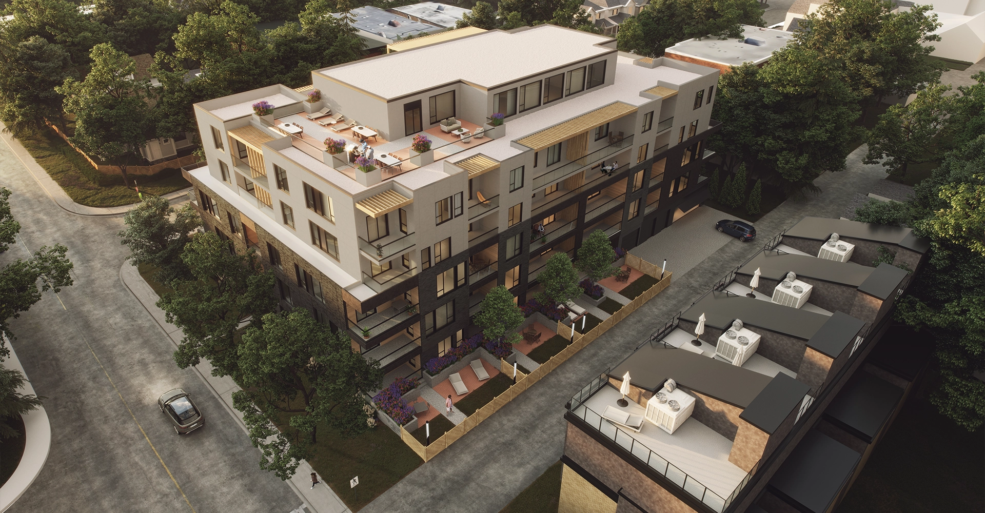 Development Vision - Looking Southeast from 5 ST SW