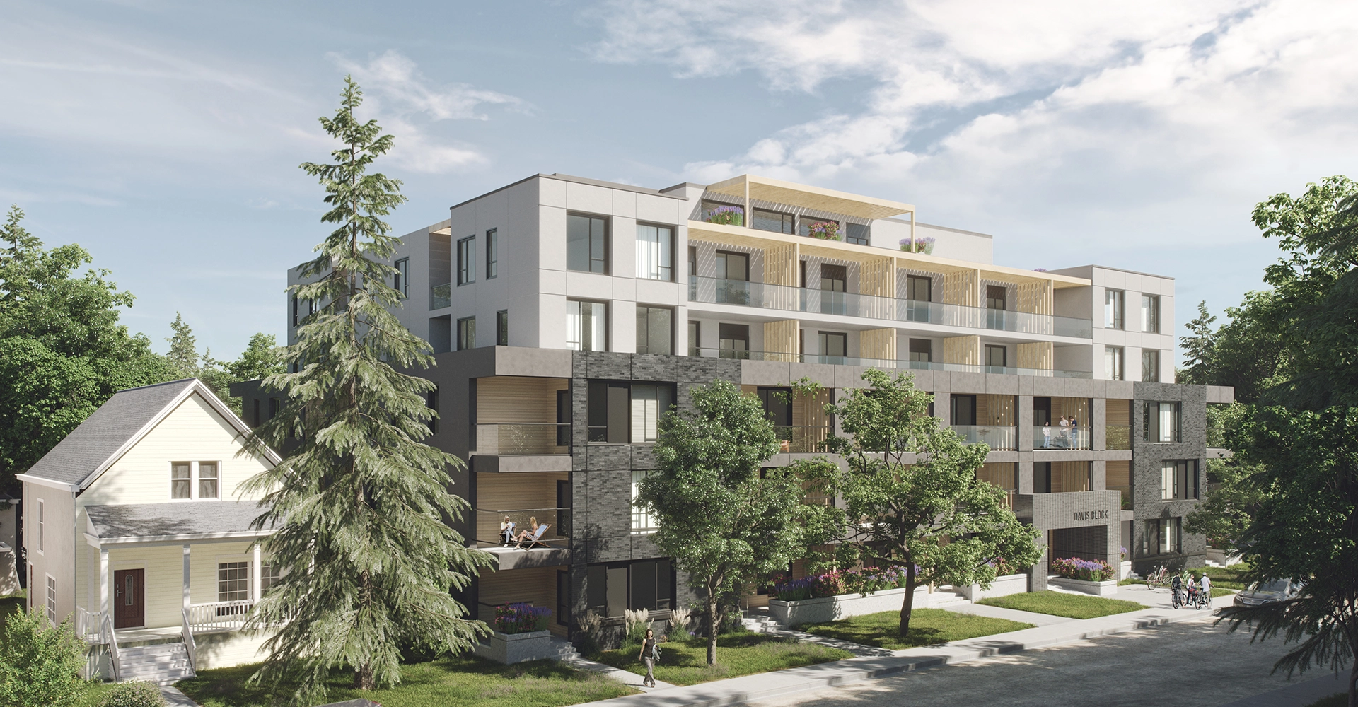 Development Vision - Looking Southeast from 5 ST SW